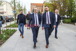 Minister sprawiedliwości Adam Bodnar w Olsztynie