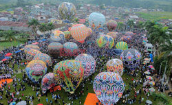 Festiwal balonów w Indonezji