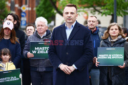 Konferencja Łukasza Gibały w Krakowie