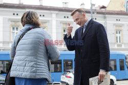 Konferencja Łukasza Gibały w Krakowie