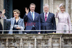 Luksemburska para książęca z wizytą w Belgii