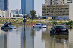 Ulewne deszcze w Dubaju