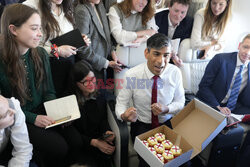 Rishi Sunak i Jens Stoltenberg z wizytą w Polsce