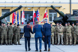 Rishi Sunak i Jens Stoltenberg z wizytą w Polsce