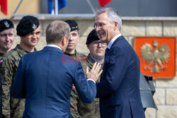 Rishi Sunak i Jens Stoltenberg z wizytą w Polsce