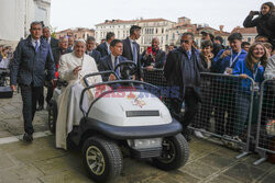 Papież Franciszek w Wenecji