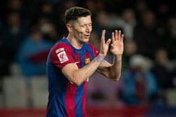 Hattrick Lewandowskiego z Valencią