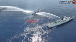Okręt filipińskiej straży przybrzeżnej zaatakowany przez chińskie jednostki