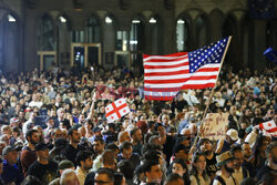 Protesty w Tbilisi