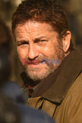 Gerard Butler na planie filmu Greenland 2