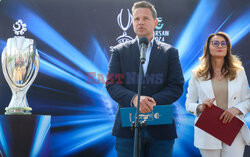 UEFA Super Cup 2024 Warsaw - konferencja prasowa