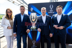 UEFA Super Cup 2024 Warsaw - konferencja prasowa