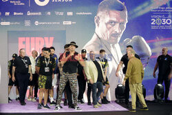 Konferencja przed walką Fury - Usyk