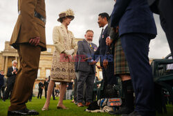 Księżniczka Anna podczas corocznego przyjęcia w ogrodzie pałacu Buckingham