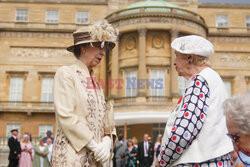 Księżniczka Anna podczas corocznego przyjęcia w ogrodzie pałacu Buckingham