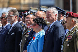 Uroczystości 80 rocznicy Bitwy pod Monte Cassino na Rynku Głównym w Krakowie