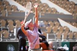 Iga Świątek trenuje na kortach Roland Garros