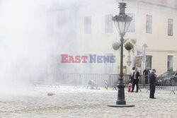 Mężczyzna podpalił się na placu św. Marka w Zagrzebiu