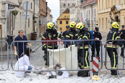 Mężczyzna podpalił się na placu św. Marka w Zagrzebiu