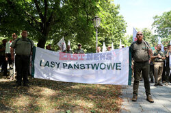 Ogólnopolski protest leśników