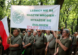 Ogólnopolski protest leśników