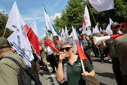 Ogólnopolski protest leśników