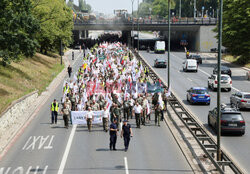 Ogólnopolski protest leśników