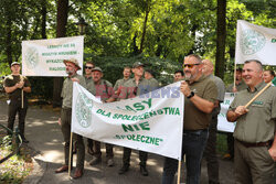 Ogólnopolski protest leśników