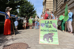 Ogólnopolski protest leśników