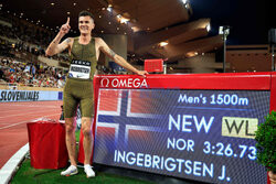 Jakob Ingebrigtsen z rekordem świata w biegu na 1500 m