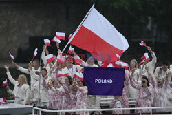 Paryż 2024 - Polacy na ceremonii otwarcia