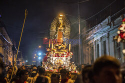 Festiwal i parada Matki Bożej z Guadalupe w Gwatemali