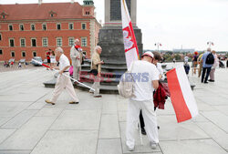 Protest katechetów w Warszawie