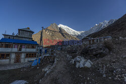 Himalajska wioska Kyanjin Gompa