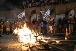 Protesty przeciwko Netanyahu w Tel Awiwie