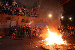 Protesty przeciwko Netanyahu w Tel Awiwie