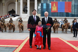 Putin przyleciał do Mongolii