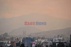 Miasto Quito spowite dymem z pożarów