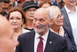 Protest PiS przed Ministerstwem Sprawiedliwości