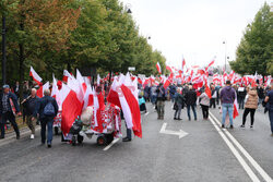 Protest PiS przed Ministerstwem Sprawiedliwości