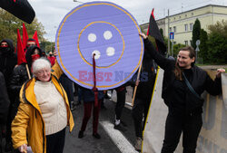 Poznań - demonstracja w obronie Rozbratu