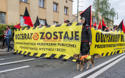 Poznań - demonstracja w obronie Rozbratu