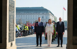 Motospotkanie - rajd służb mundurowych pod granicę polsko-białoruską