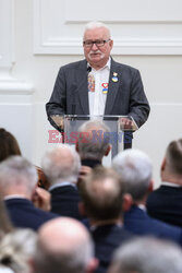 Ceremonia wręczenia Nagrody Solidarności im. Lecha Wałęsy