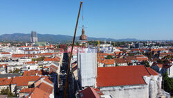 Bazylika w Zagrzebiu odzyskała hełmy wież