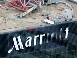 Demontaż napisu Marriott