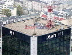 Demontaż napisu Marriott