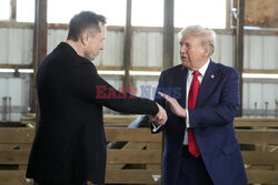 Elon Musk na wiecu Donalda Trumpa w Butler