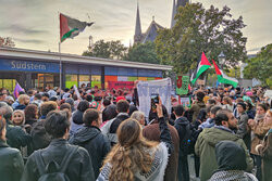 Pro-Palestyńska demonstracja w Berlinie