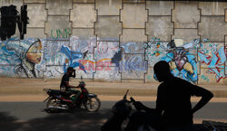 Graffiti w stolicy Senegalu